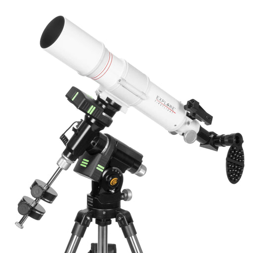Explore Scientific FirstLight 80mm f/8 Refractor Telescope w/ iEXOS Go-To Mount