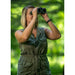A Woman Using Alpen Wings 8x42mm Binoculars Outdoors