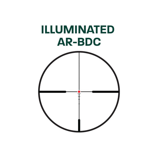 Alpen Apex 1-6x24mm Riflescope Reticle Illuminated AR-BDC Feature
