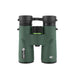 Alpen Chisos 10x42mm ED Binoculars - with lens caps and eyepiece cups - standing vertical 