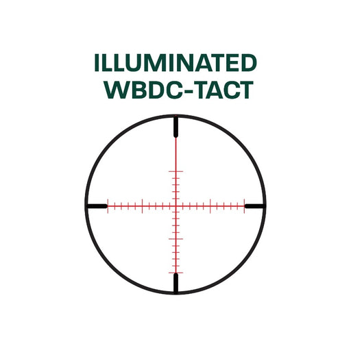 Alpen Kodiak 6-24x50mm Riflescope Reticle Illuminated WBDC-TACT Feature