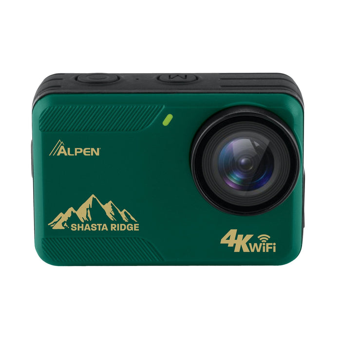 Alpen Shasta Ridge Series 4K WiFi HD Action Sports Camera Body Lens