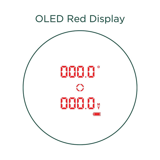 Alphen Crestone XP 7x24mm OLED Laser Rangefinder OLED Red Display