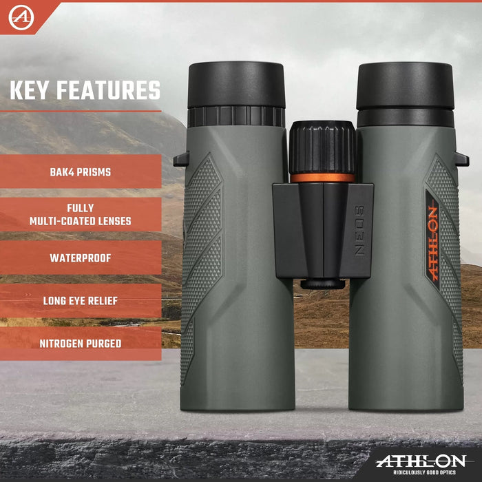 Athlon Neos G2 10x42mm HD Binoculars Key Features