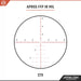 Athlon Optics Ares BTR GEN2 4.5-27x50mm APRS5 FFP IR MIL HD Riflescope 27x Zoom Reticle
