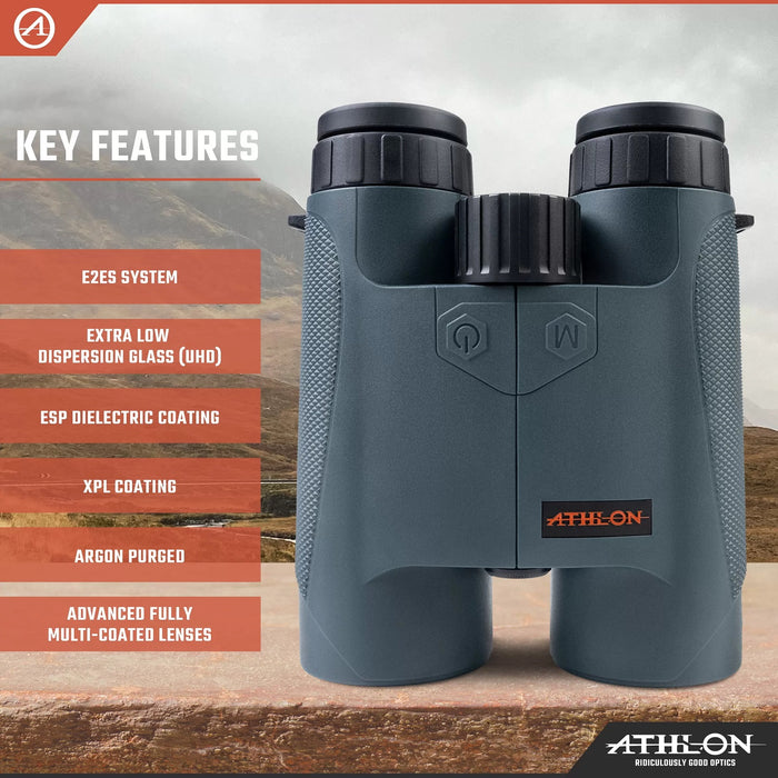 Athlon Optics Cronus G2 10x50mm UHD Rangefinding Binoculars Features