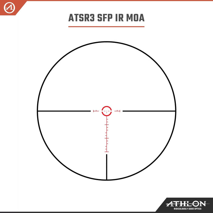 Athlon Optics Helos BTR 1-4.5x24mm ATSR3 SFP IR MOA Riflescope Reticle