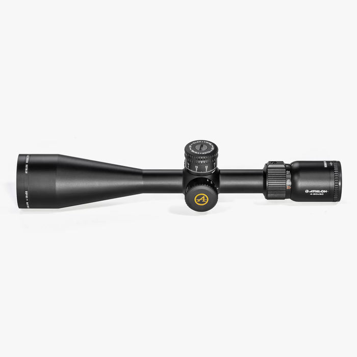 Athlon Optics Heras SPR 4-20x50mm AAGR2 SFP MIL Riflescope Left Side Profile of Body  