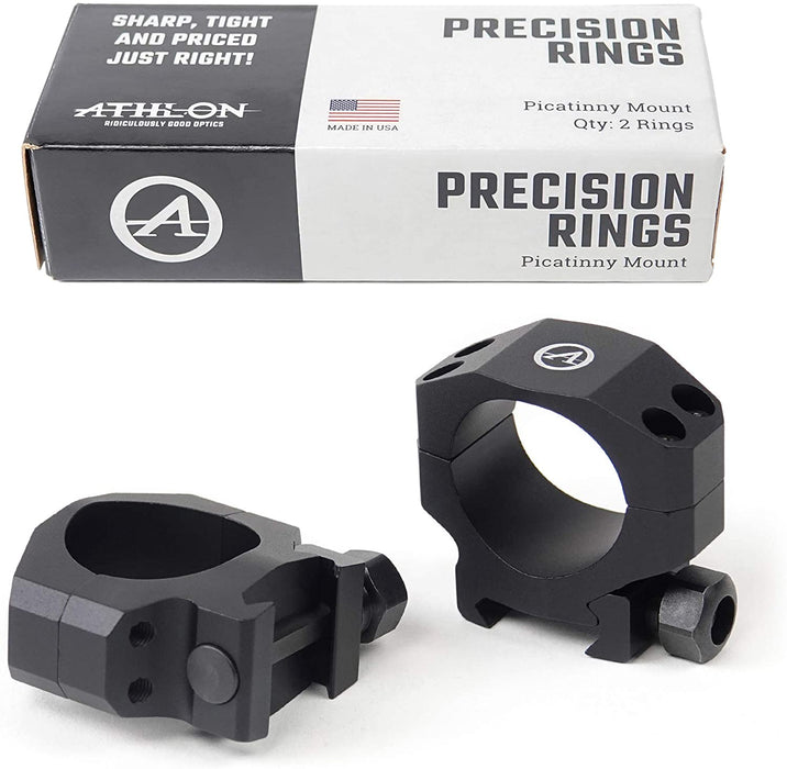 Athlon Optics Precision 30mm MSR Ring Black Body and Box