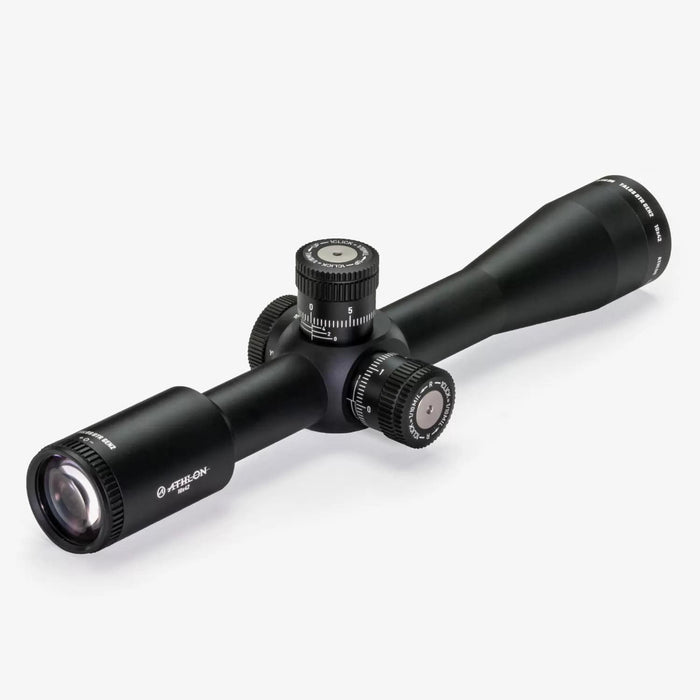 Athlon Optics Talos BTR GEN2 10×42mm APRS2A SFP MIL Riflescope Eyepiece and Adjustment Knobs
