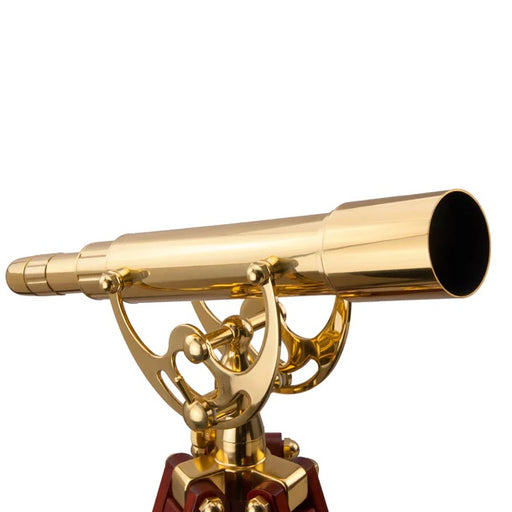 Barska 15-45x50mm Anchormaster Classic Brass Spyscope with Mahogany Tripod Body