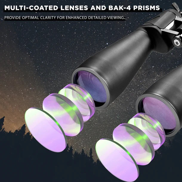 Barska 20-100x70mm Gladiator Zoom Binoculars Multi-Coated Lens and BAK4 Prism