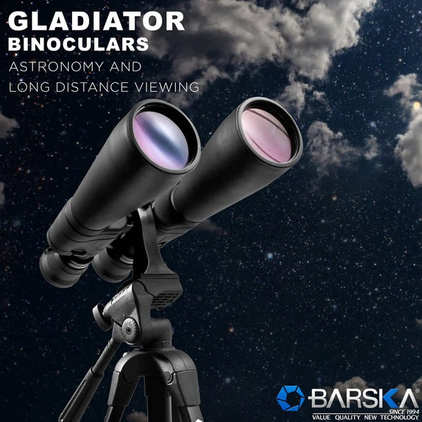 Barska 20-100x70mm Gladiator Zoom Binoculars - AB10592 — Red