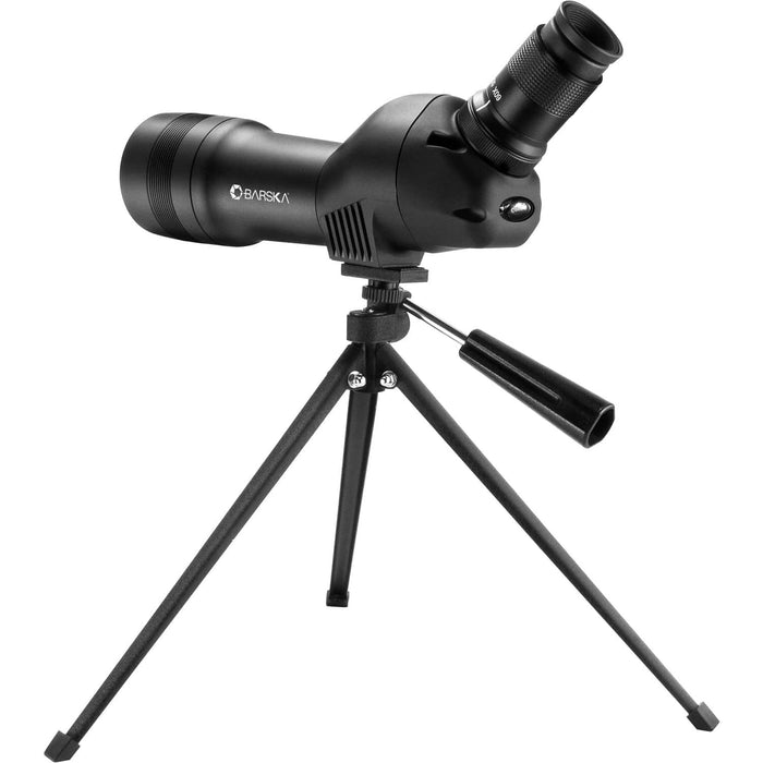 Barska 20-60x60mm WP Spotter-Pro Spotting Scope Body Mounted On Tripod
