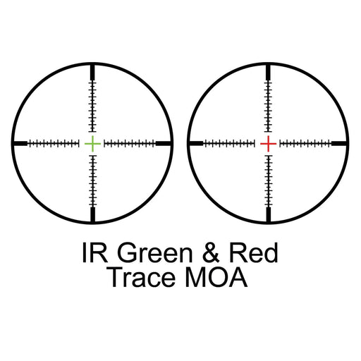 Barska 4-16x50mm IR Tactical Rifle Scope with First Focal Plane IR Green & Red Trace MOA Reticle