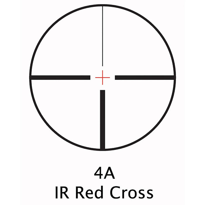 Barska 4-16x60mm IR Euro-30 Pro Rifle Scope 4A IR Red Cross Reticle