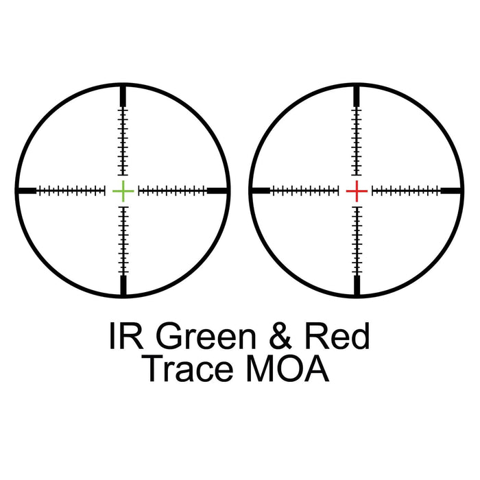 Barska 5-20x50mm AO Varmint Rifle Scope with Trace MOA IR Green & Red Reticle 
