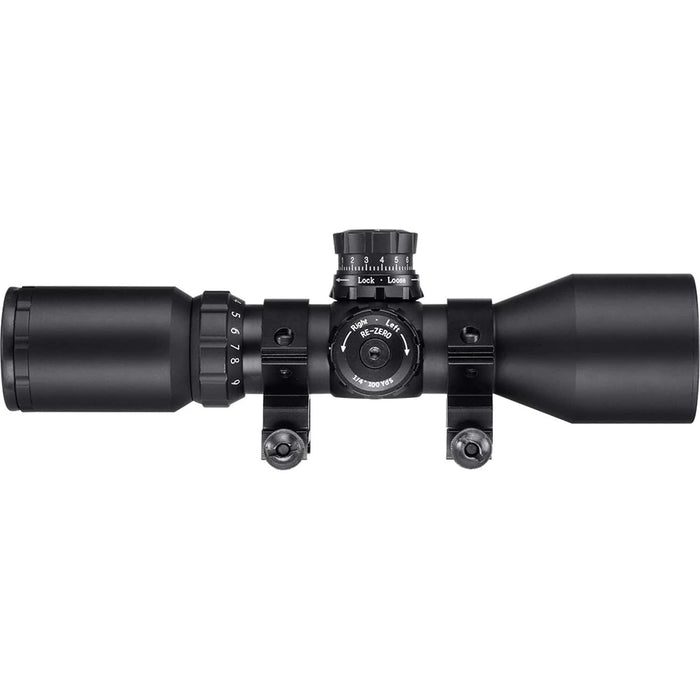 Barska Contour 3-9x42mm IR Compact Rifle Scope with Trace Reticle Body