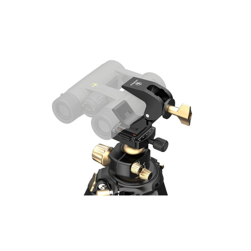 Binocular with Leupold Field Clamp Binocular Tripod Adapter Clamped