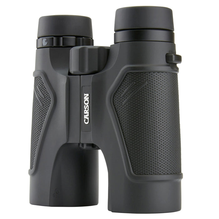 Carson 3D Series 10x42mm HD Binoculars with ED Glass Body Standing Up