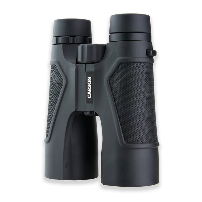 Carson 3D Series 10x50mm HD Binoculars with ED Glass Body Standing Up