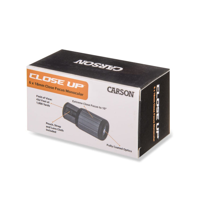Carson Close-Up™ 6x18mm Monocular Box