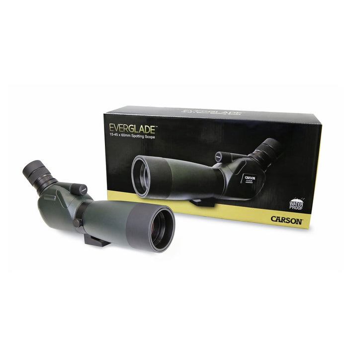 Carson Everglade 15-45x60mm Angled Spotting Scope Body and Box