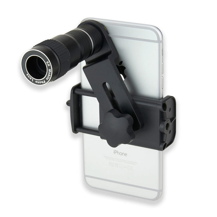 Carson HookUpz™ Telephoto Lens Monocular Smartphone Digiscoping Adapter Kit Side Profile Right