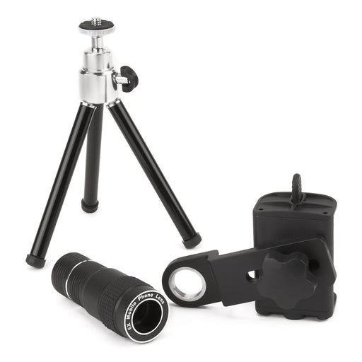 Carson HookUpz™ Telephoto Lens Monocular Smartphone Digiscoping Adapter Whole Kit