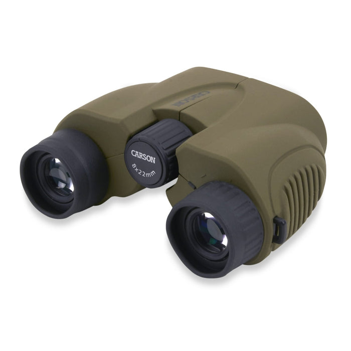 Carson Hornet 8x22mm Binoculars Eyepieces and Focuser