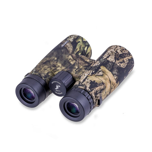 Carson JR Series 10x42mm Waterproof Binoculars in Mossy Oak Eyepieces and Focuser