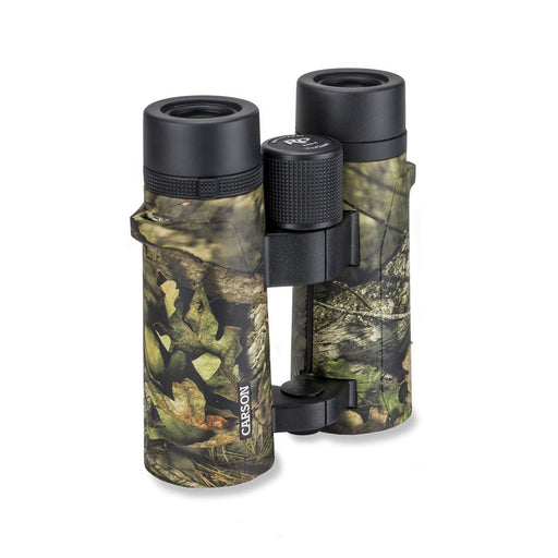 Carson RD Series 10x42mm HD Binoculars in Mossy Oak Right Side Profile of Body