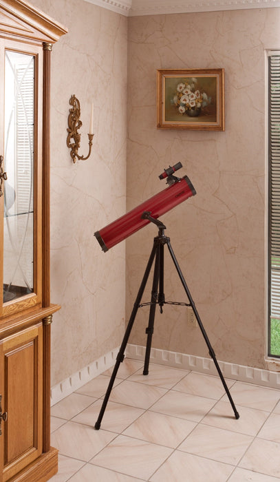 Carson Red Planet 35-78x76mm Newtonian Telescope Indoors