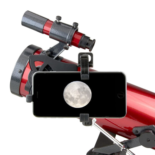 Carson Red Planet 35-78x76mm Newtonian Telescope with Digiscoping Adapter