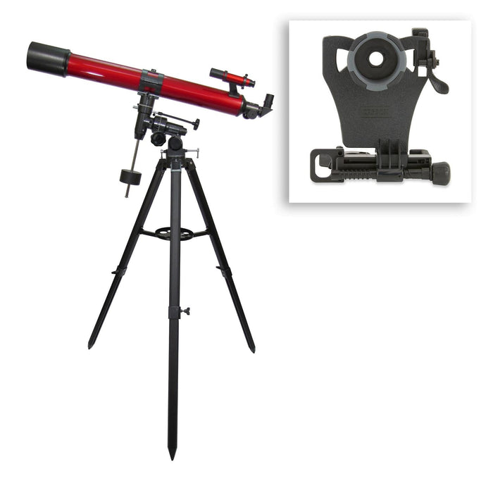 Carson Red Planet 50-111x90mm Refractor Telescope and Digiscoping Adapter