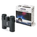 Carson VP Series 10x25mm HD Compact Binoculars Body Standing Up with Box