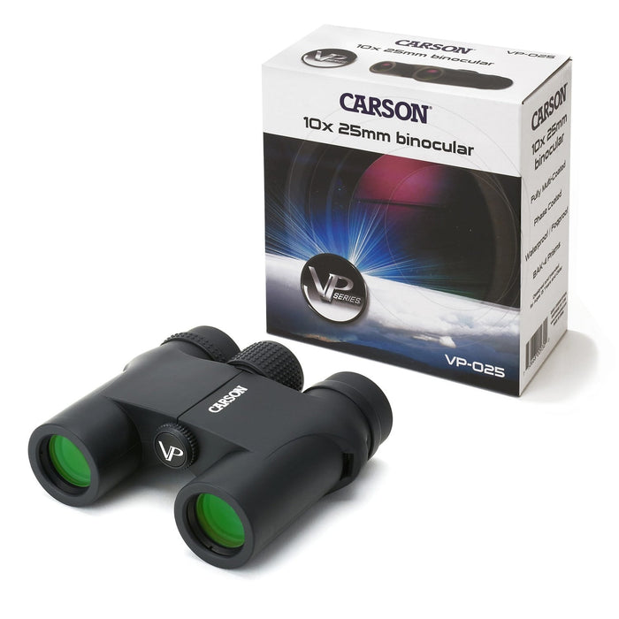 Carson VP Series 10x25mm HD Compact Binoculars Body with Box