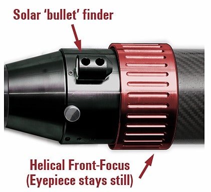 DayStar Solar Scout 60mm-DS H-Alpha Dedicated Solar Telescope Solar Bullet Finder and Helical Front Focus