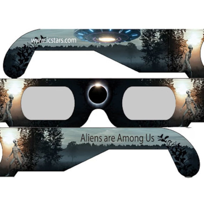 Daystar Aliens Are Among Us Style Funner Eclipse Solar Glasses - 5 Pack