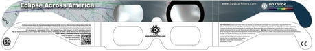 Daystar Eclipse Across America Style Eclipse Solar Glasses Body Front and Back Profile