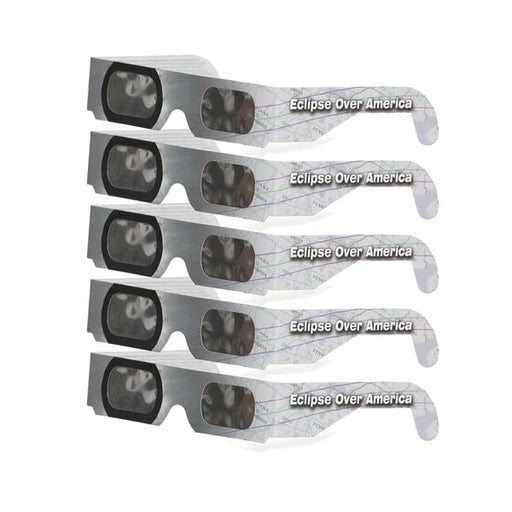 Daystar Eclipse Over America Style Eclipse Solar Glasses - 5 Pack