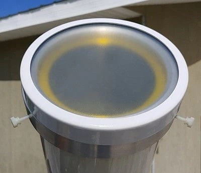 Daystar Filters  FlatCap Imaging Diffuser Attached to a Telescope