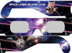 Daystar Laser Cats (Purrrpleier) Style Funner Eclipse Solar Glasses - 5 Pack