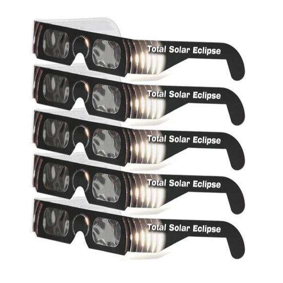 Daystar Total Solar Eclipse Style Eclipse Solar Glasses - 5 Pack