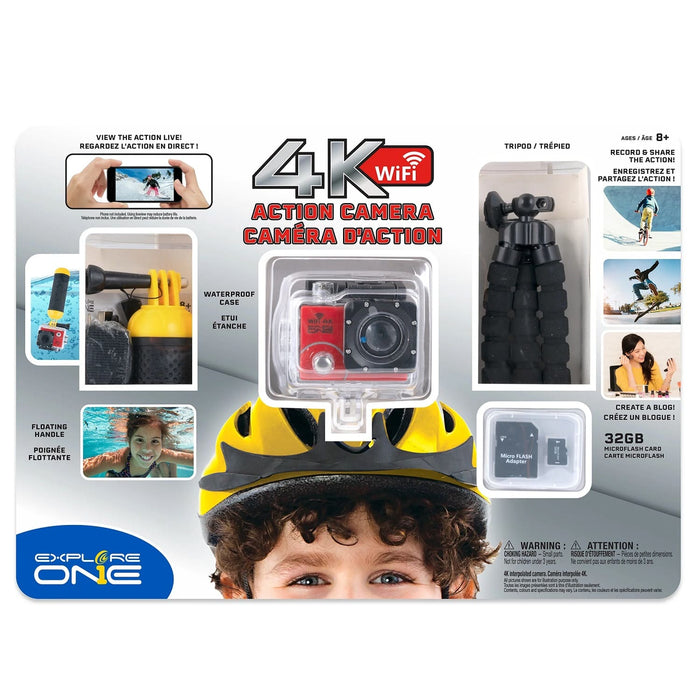 Explore One 4K Action Camera with WiFi Box