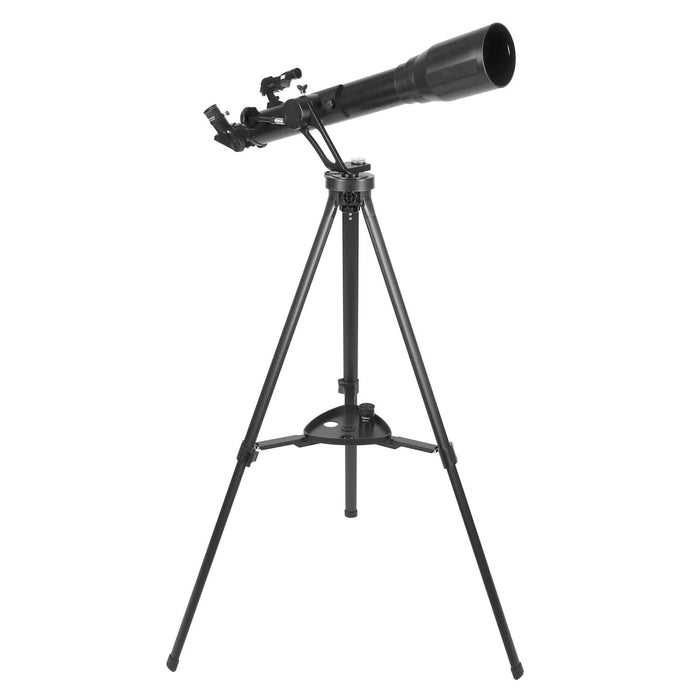 Explore One Gemini II Flat Black 70mm AZ Mount Telescope Side Profile Right