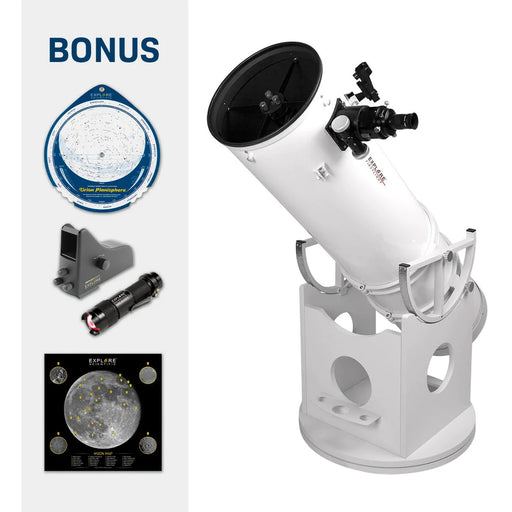 Explore Scientific FirstLight 10-inch f/5 Dobsonian Telescope Package