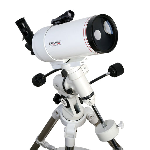 Explore Scientific FirstLight 100mm Mak-Cassegrain Telescope - Ultimate Bundle Package - with EQ3 Mount and Bonus Accessories Body Telescope