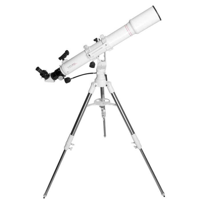 Explore Scientific FirstLight 102mm Doublet Refractor Telescope - Ultimate Bundle Package - with Twilight I Mount and Bonus Accessories Body Tripod