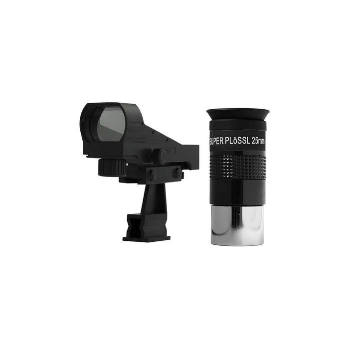 Explore Scientific FirstLight 114mm Newtonian Telescope - Ultimate Bundle Package - with EQ3 Mount and Bonus Accessories Viewfinder And Eyepiece
